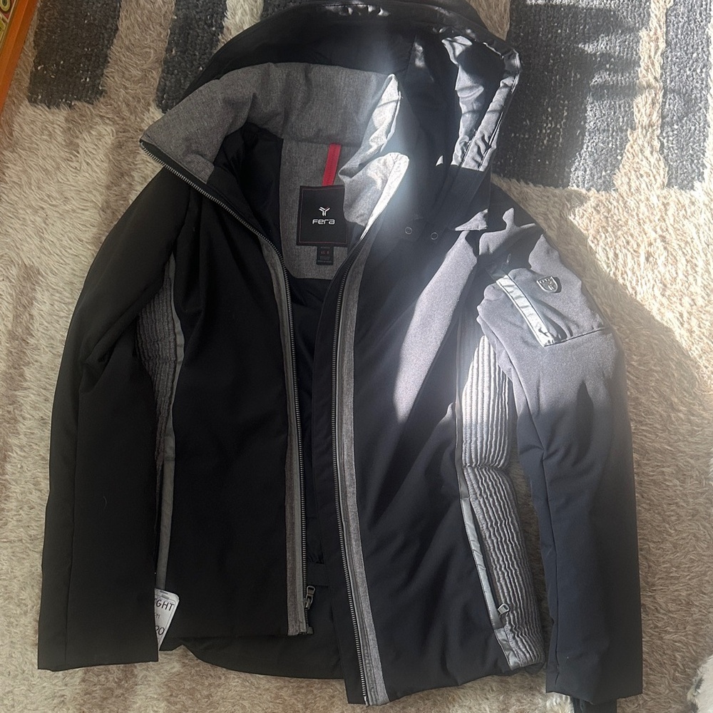 Women’s FERA Black and Gray ski Performance Jacket